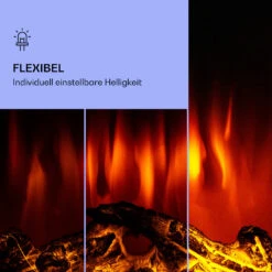 Klarstein Lamington Elektrokamin 2000 W LED-Flammen Heizlüfter Timer Ambientelicht -Innovation Home Appliances Store 10038005 de 0004 logo