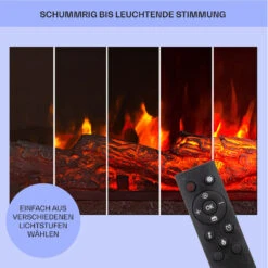 Villarrica Elektrokamin 1900 W LED-Technik Wandeinbau Fernbedienung 13 Villarrica Elektrokamin 1900 W LED-Technik Wandeinbau Fernbedienung -Innovation Home Appliances Store 10038007 de 0007 usp