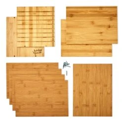 Ablagebox Briefbox Organizer 5 Fächer Maße: 30,5x24x22,5 Cm Bambus -Innovation Home Appliances Store 10038040 yy 0003 logo