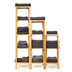 Regal Mehrzweckregal 4 Etagen 34x110x33cm (BxHxT) Kombinierbar Bambus 12 Regal Mehrzweckregal 4 Etagen 34x110x33cm (BxHxT) Kombinierbar Bambus -Innovation Home Appliances Store 10038049 yy 0006 logo