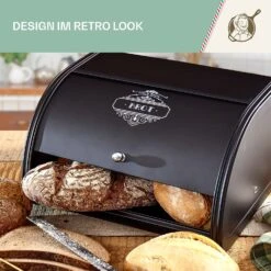 Metallbrotbox Mit Kauf Metallblech Aromadicht Retro-Look 9 Metallbrotbox Mit Kauf Metallblech Aromadicht Retro-Look -Innovation Home Appliances Store 10038072 de 0003 logo