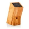 Messerblock, Schief PET-Borsteneinsatz Für 5-10 Messer, Bambus