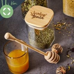 Eckiges Glas Mit Bambusdeckel Luftdicht Mit Silikonring 10x16x10 Cm 1200 Ml -Innovation Home Appliances Store 10038103 yy 0006 logo