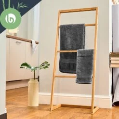 Handtuchhalter 4-fache Handtuchstange 40x98x28 Cm Leiteroptik Bambus -Innovation Home Appliances Store 10038126 yy 0006 logo