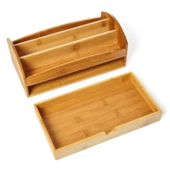Schreibtischorganizer Mit Schublade 3 Fächer 27,5x11x15 Cm 100% Bambus 13 Schreibtischorganizer Mit Schublade 3 Fächer 27,5x11x15 Cm 100% Bambus -Innovation Home Appliances Store 10038131 yy 0007 logo