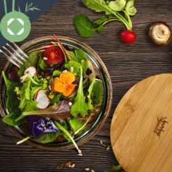 Glasschüssel 2200 Ml Bambusdeckel Verschließbar BPA-frei Größe L -Innovation Home Appliances Store 10038270 yy 0006 logo