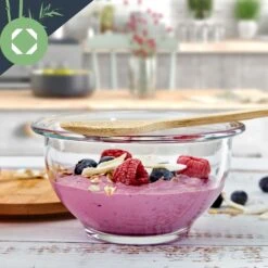 Glasschüssel 2200 Ml Bambusdeckel Verschließbar BPA-frei Größe L -Innovation Home Appliances Store 10038270 yy 0007 logo