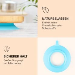 Kindergeschirr Bambusteller & Löffel 250 Ml Inkl. Saugnapf 18 X 18 Cm -Innovation Home Appliances Store 10038288 de 0003 logo