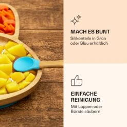 Kindergeschirr Bambusteller & Löffel 250 Ml Inkl. Saugnapf 18 X 18 Cm -Innovation Home Appliances Store 10038288 de 0005 logo