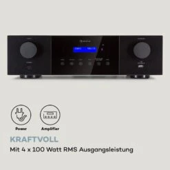 AMP-4000 DAB Hifi-Stereo-Verstärker DAB+-Radio USB Fernbedienung LED-Display -Innovation Home Appliances Store 10038329 de 0004 logo
