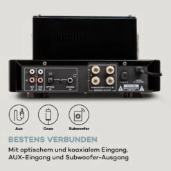 Amp VT Röhrenverstärker HiFi-Verstärker 2x35W RMS BT Opt./Koax./AUX-In -Innovation Home Appliances Store 10038337 de 0006 logo