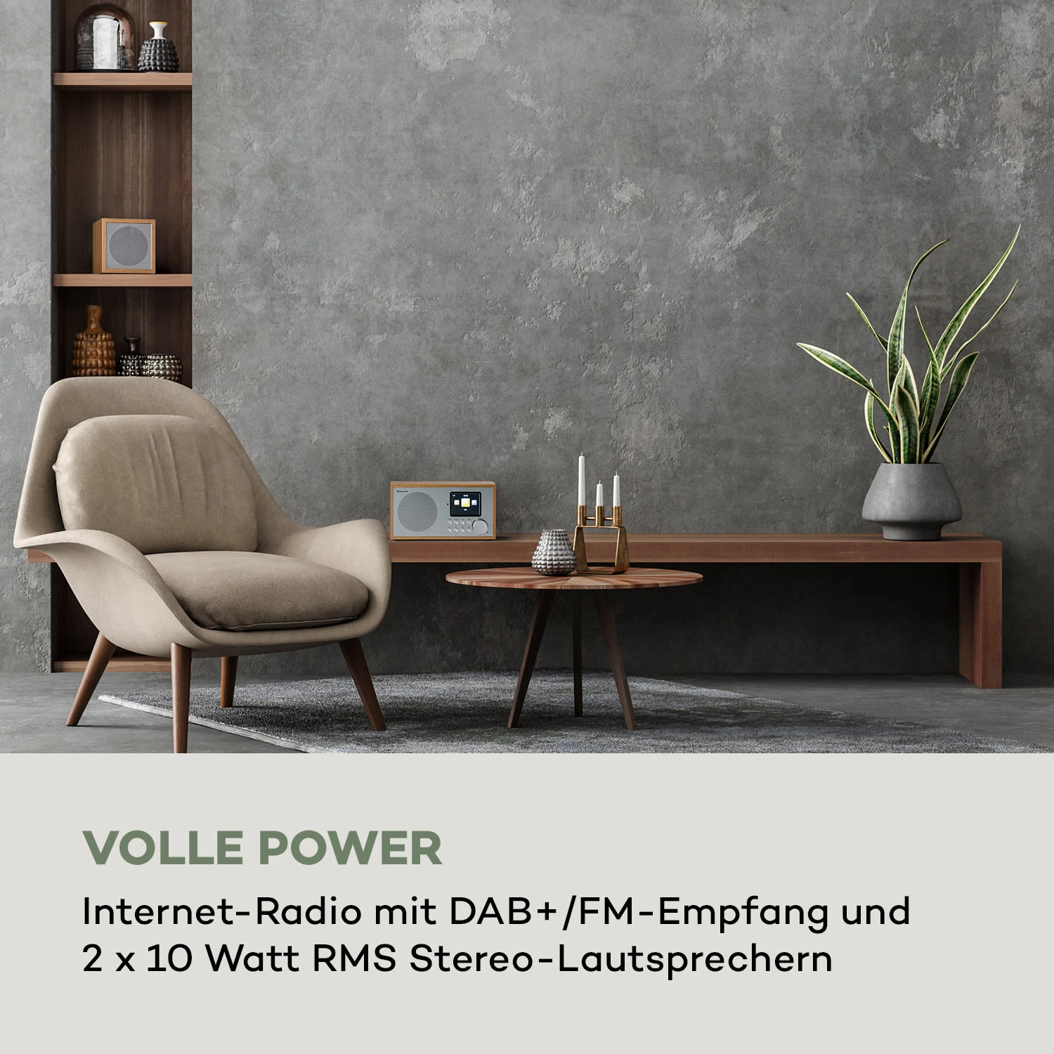 Silver Star Mini Two Internet DAB+/FM Radio, WiFi, BT, TWS Speaker 2 Silver Star Mini Two Internet DAB+/FM Radio, WiFi, BT, TWS Speaker – Bild 2