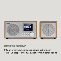 Silver Star Mini Two Internet DAB+/FM Radio, WiFi, BT, TWS Speaker 11 Silver Star Mini Two Internet DAB+/FM Radio, WiFi, BT, TWS Speaker -Innovation Home Appliances Store 10038348 de 0003 logo