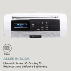 Blaster DAB Radio Tragbarer Bluetooth-Lautsprecher DAB/DAB+/FM Akku LCD -Innovation Home Appliances Store 10038363 de 0005 logo