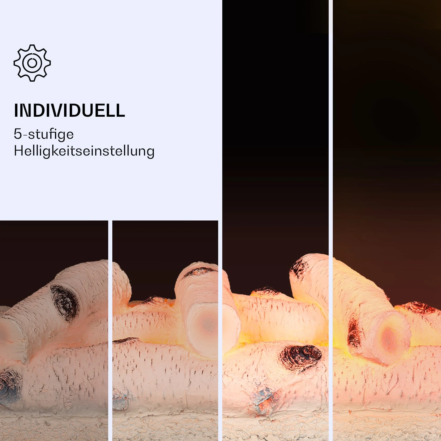 Kamini FXL 2G Elektrischer Kamin Kamineinsatz 1800 W LED-3D-Flammenillusion 5 Kamini FXL 2G Elektrischer Kamin Kamineinsatz 1800 W LED-3D-Flammenillusion – Bild 5