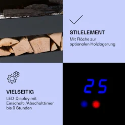 Studio Light & Fire 3 Smart Kamin 1000/2000W MDF WiFi-Steuerung -Innovation Home Appliances Store 10038384 de 0004 logo