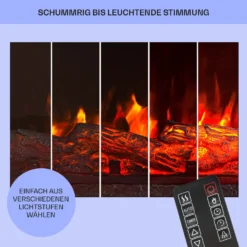 Studio Light & Fire 1 Smart Kamin 1000/2000W MDF WiFi-Steuerung -Innovation Home Appliances Store 10038385 de 0008 usp