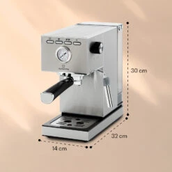 Pausa Espressomaker 1350 Watt 20 Bar Druck Wassertank: 1,4 Liter Edelstahl -Innovation Home Appliances Store 10038393 yy 0008 logo