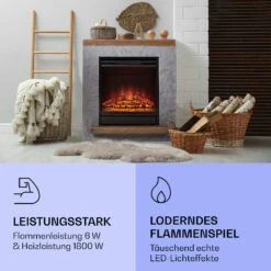 Fort Rock Elektrokamin 1800 W Heizfunktion 10 Bis 30 °C Fernbedienung -Innovation Home Appliances Store 10038396 de 0004 logo