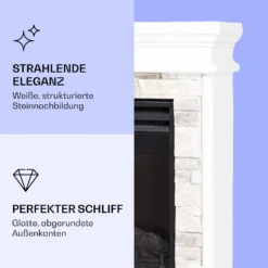 Nevis Peak Elektrischer Kamin 1800 W Heizfunktion 10 Bis 30 °C Fernbedienung -Innovation Home Appliances Store 10038399 de 0003 logo