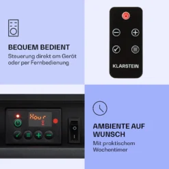 Nevis Peak Elektrischer Kamin 1800 W Heizfunktion 10 Bis 30 °C Fernbedienung -Innovation Home Appliances Store 10038399 de 0006 logo