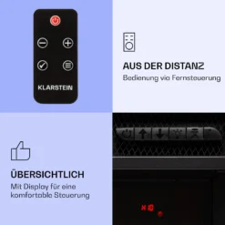Studio 10 Arc Elektrokamin 1800 W LED-Flammen Heizlüfter Fernbedienung -Innovation Home Appliances Store 10038403 de 0003 logo