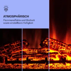 Studio 10 Arc Elektrokamin 1800 W LED-Flammen Heizlüfter Fernbedienung -Innovation Home Appliances Store 10038403 de 0004 logo