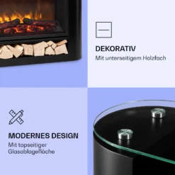 Studio 10 Arc Elektrokamin 1800 W LED-Flammen Heizlüfter Fernbedienung -Innovation Home Appliances Store 10038403 de 0005 logo