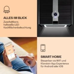 Futurelight Smart Inselabzugshaube Umluft 420m³/h LED Edelstahl -Innovation Home Appliances Store 10038709 de 0003 logo