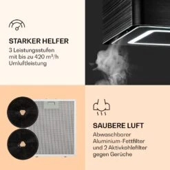 Futurelight Smart Inselabzugshaube Umluft 420m³/h LED Edelstahl -Innovation Home Appliances Store 10038709 de 0005 logo