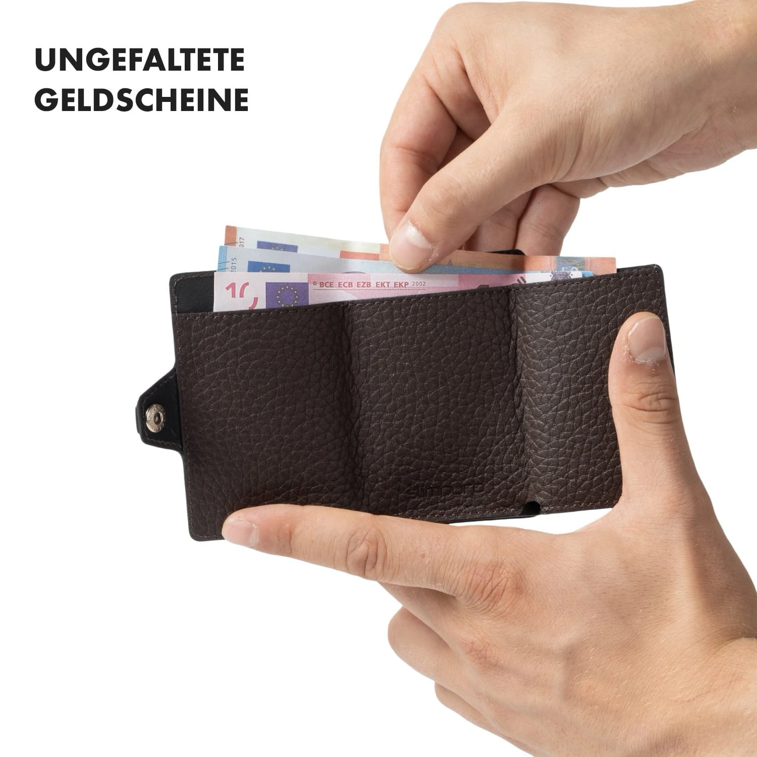 ZNAP Slim Wallet 8 Karten Münzfach 8 X 1,5 X 6 Cm (BxHxT) RFID-Schutz 4 ZNAP Slim Wallet 8 Karten Münzfach 8 X 1,5 X 6 Cm (BxHxT) RFID-Schutz – Bild 4