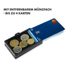 ZNAP Slim Wallet 8 Karten Münzfach 8 X 1,5 X 6 Cm (BxHxT) RFID-Schutz 12 ZNAP Slim Wallet 8 Karten Münzfach 8 X 1,5 X 6 Cm (BxHxT) RFID-Schutz -Innovation Home Appliances Store 10038767 de 0005 logo