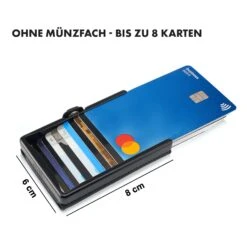 ZNAP Slim Wallet 8 Karten Münzfach 8 X 1,5 X 6 Cm (BxHxT) RFID-Schutz 14 ZNAP Slim Wallet 8 Karten Münzfach 8 X 1,5 X 6 Cm (BxHxT) RFID-Schutz -Innovation Home Appliances Store 10038767 de 0007 logo