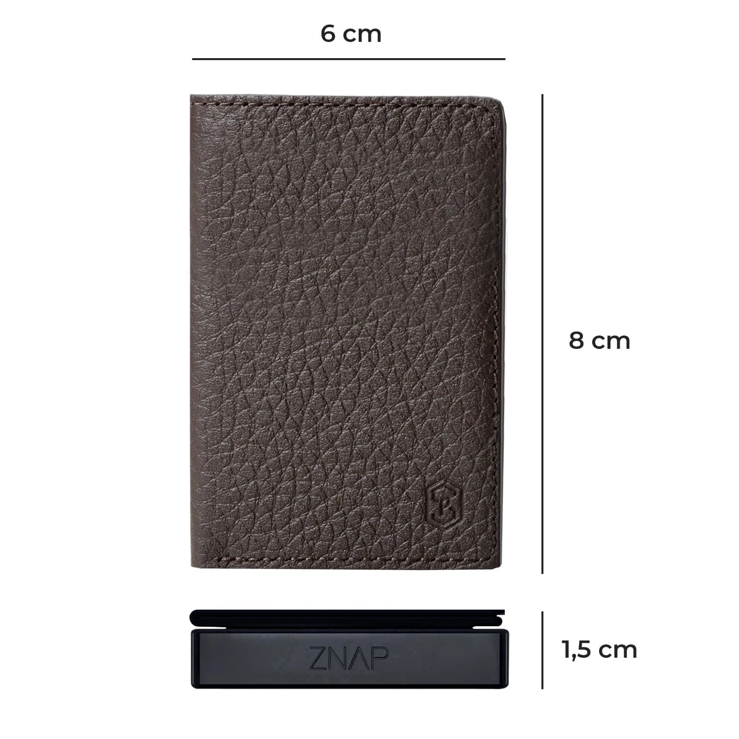 ZNAP Slim Wallet 8 Karten Münzfach 8 X 1,5 X 6 Cm (BxHxT) RFID-Schutz 8 ZNAP Slim Wallet 8 Karten Münzfach 8 X 1,5 X 6 Cm (BxHxT) RFID-Schutz – Bild 8