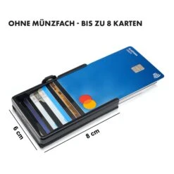 ZNAP Slim Wallet 8 Karten Münzfach 8 X 1,5 X 6 Cm (BxHxT) RFID-Schutz -Innovation Home Appliances Store 10038792 de 0007 logo