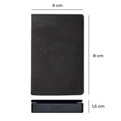 ZNAP Slim Wallet 8 Karten Münzfach 8 X 1,5 X 6 Cm (BxHxT) RFID-Schutz -Innovation Home Appliances Store 10038792 yy 0008 dimensions