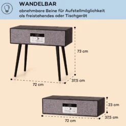 Julie Ann Stereoanlage CD BT USB DAB+/UKW AUX-In -Innovation Home Appliances Store 10039055 de 0006 usp