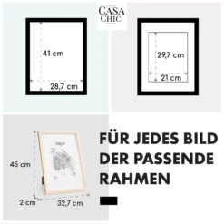 Edinburgh Bilderrahmen Rechteckig A3 41 X 28,7 Cm Fotos Passepartout Echtholz -Innovation Home Appliances Store 10039278 de 0005 usp