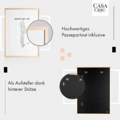 Edinburgh Bilderrahmen Rechteckig A2 58,4 X 41 Cm Fotos Passepartout Echtholz -Innovation Home Appliances Store 10039279 de 0004 usp