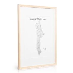 Edinburgh Bilderrahmen Rechteckig A2 58,4 X 41 Cm Fotos Passepartout Echtholz