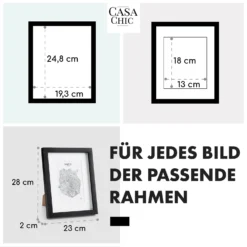 Brighton Bilderrahmen Glasscheibe 20 X 25 Cm Mit Passepartout Echtholz -Innovation Home Appliances Store 10039296 de 0005 usp