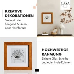 Bristol Bilderrahmen Glasscheibe 15 X 15 Cm Mit Passepartout Echtholz -Innovation Home Appliances Store 10039324 de 0003 usp