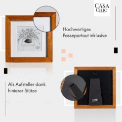 Bristol Bilderrahmen Glasscheibe 15 X 15 Cm Mit Passepartout Echtholz -Innovation Home Appliances Store 10039324 de 0004 usp