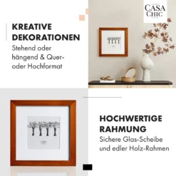 Bristol Bilderrahmen Glasscheibe 20 X 20 Cm Mit Passepartout Echtholz -Innovation Home Appliances Store 10039325 de 0003 usp