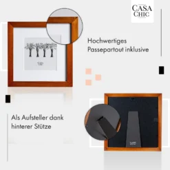 Bristol Bilderrahmen Glasscheibe 20 X 20 Cm Mit Passepartout Echtholz -Innovation Home Appliances Store 10039325 de 0004 usp