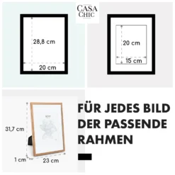 Berwick Bilderrahmen Rechteckig DIN A4 Cm Fotos Passepartout Glas -Innovation Home Appliances Store 10039334 de 0005 usp