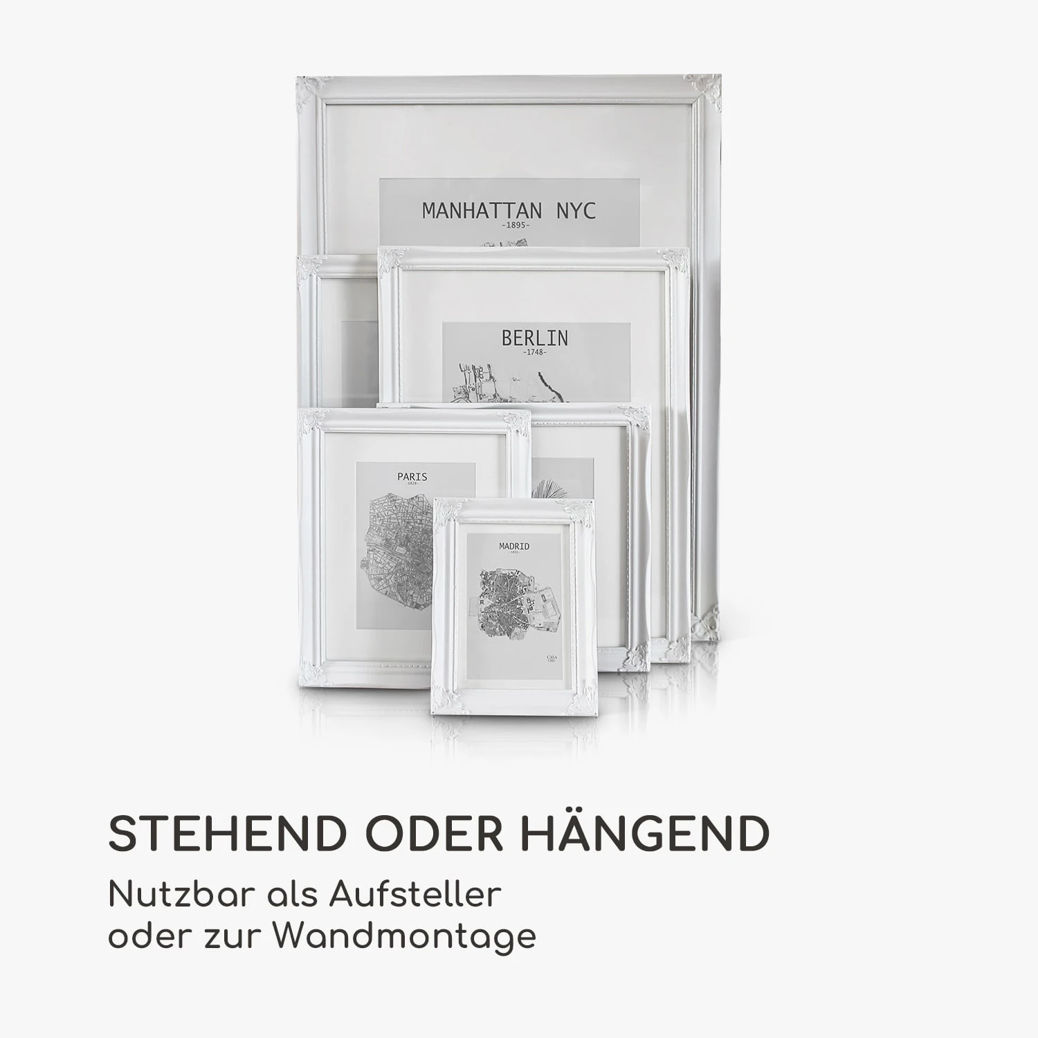 Regent Bilderrahmen Rechteckig 25 X 20 Cm Fotos Passepartout Glas Rokoko 5 Regent Bilderrahmen Rechteckig 25 X 20 Cm Fotos Passepartout Glas Rokoko – Bild 5