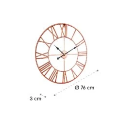 Queensway 80 Wanduhr Metallrahmen Geräuschlos Ø 76 Cm -Innovation Home Appliances Store 10039374 yy 0007 logo