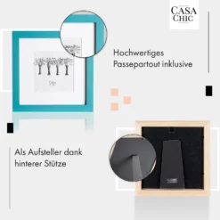 Clapton Bilderrahmen Quadratisch 20 X 20 Cm Fotos Passepartout Glas -Innovation Home Appliances Store 10039414 de 0004 usp