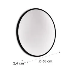 Fournier Wandspiegel Metallrahmen Rund 58,8 X 58,8 Cm -Innovation Home Appliances Store 10039428 yy 0006 logo